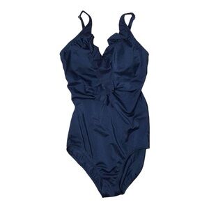 Jantzen Black One-Piece Swimsuit size 10